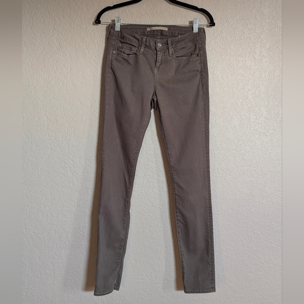 Vince Women's Size 26 Denim Five Pocket Walnut Skinny Jeans Stretchy Pants